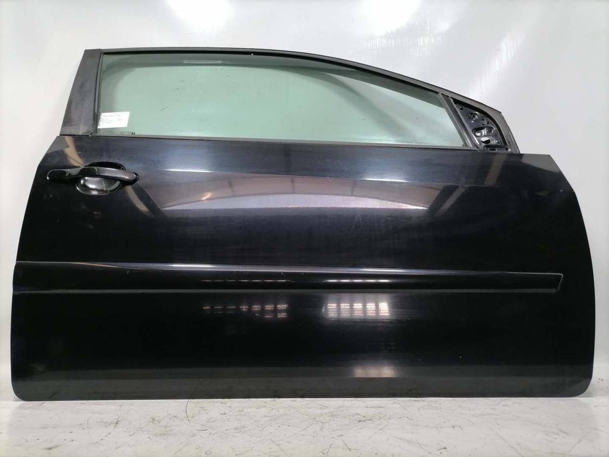 Ford Fiesta JD3 original T&uuml;r rechts 3-T&uuml;rer Panther Schwarz Metallic Rohbau BJ08